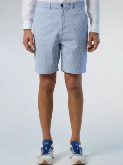 North Sails Bermuda Freedom in seersucker a righe*Uomo Outlet|Pantaloncini