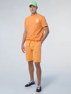 North Sails Bermuda in felpa con stampa*Uomo Outlet|Pantaloncini