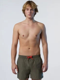 North Sails Boxer mare con logo*Uomo Outlet|Costumi Da Bagno