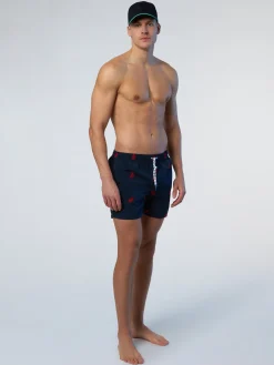 North Sails Boxer mare con ricamo*Uomo Outlet|Costumi Da Bagno