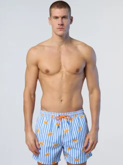 North Sails Boxer mare con stampa*Uomo Outlet|Costumi Da Bagno