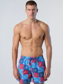 North Sails Boxer mare con stampa*Uomo Outlet|Costumi Da Bagno