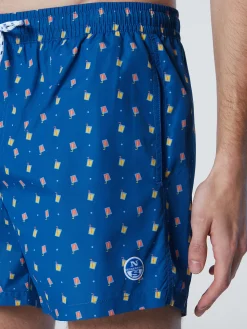 North Sails Boxer mare con stampa*Uomo Outlet|Costumi Da Bagno