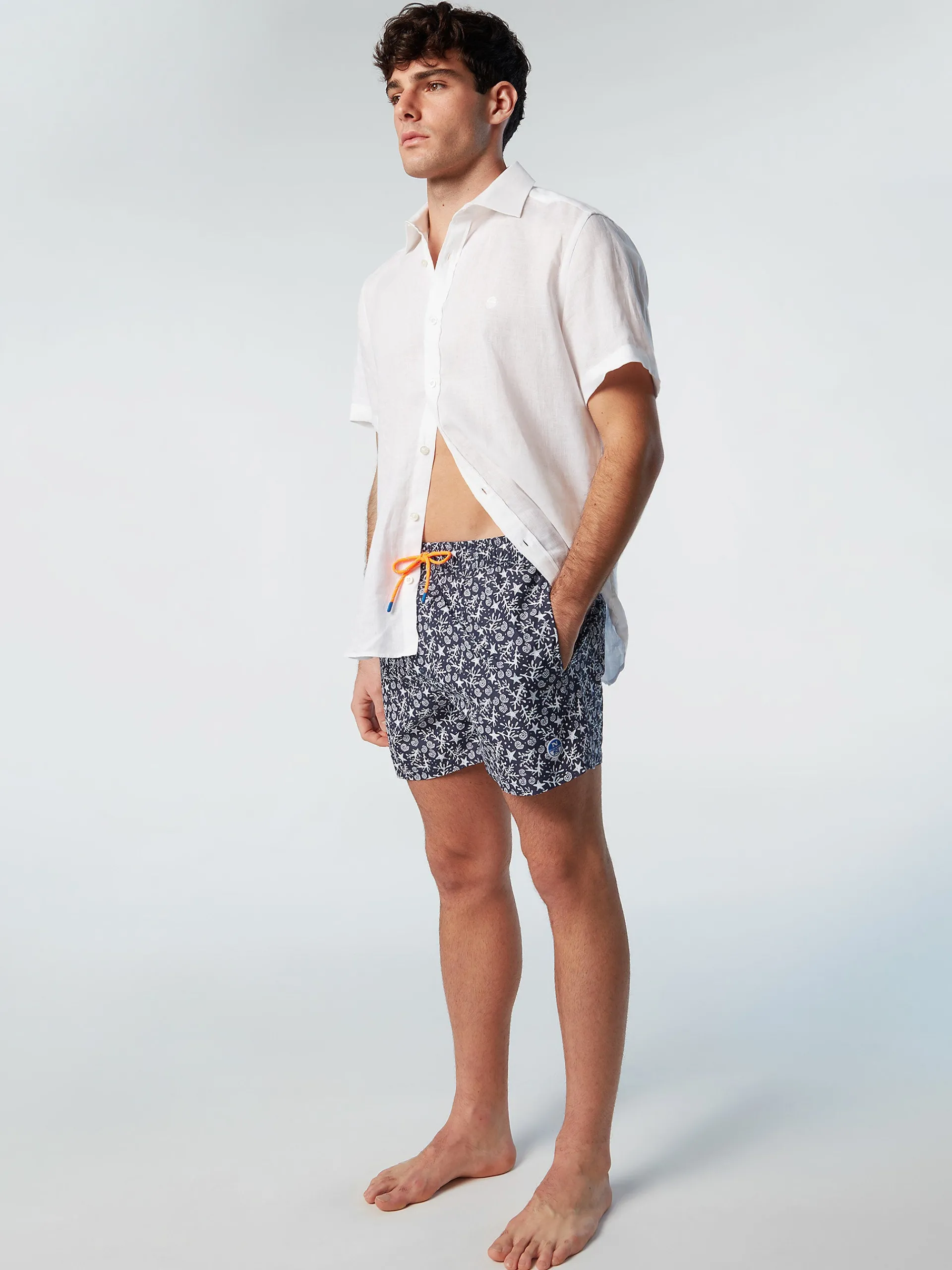 North Sails Boxer mare con stampa*Uomo Outlet|Costumi Da Bagno