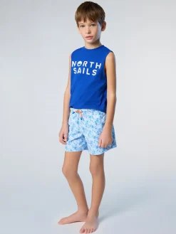 North Sails Boxer mare con stampa grafica* Outlet|Costumi Da Bagno