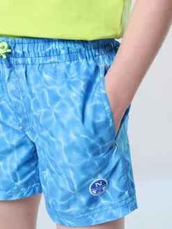 North Sails Boxer mare con stampa grafica* Outlet|Costumi Da Bagno