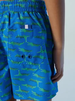 North Sails Boxer mare con stampa grafica* Outlet|Costumi Da Bagno