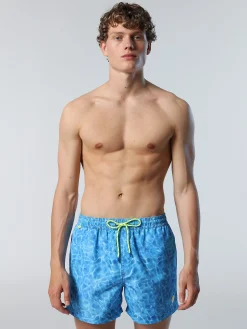North Sails Boxer mare con stampa oceano*Uomo Costumi Da Bagno|Outlet
