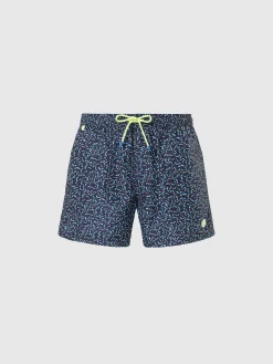 North Sails Boxer mare con stampa oceano*Uomo Outlet|Costumi Da Bagno