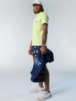 North Sails Boxer mare con stampa oceano*Uomo Outlet|Costumi Da Bagno