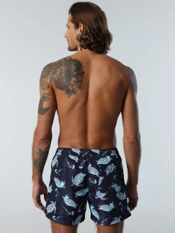 North Sails Boxer mare con stampa oceano*Uomo Outlet|Costumi Da Bagno
