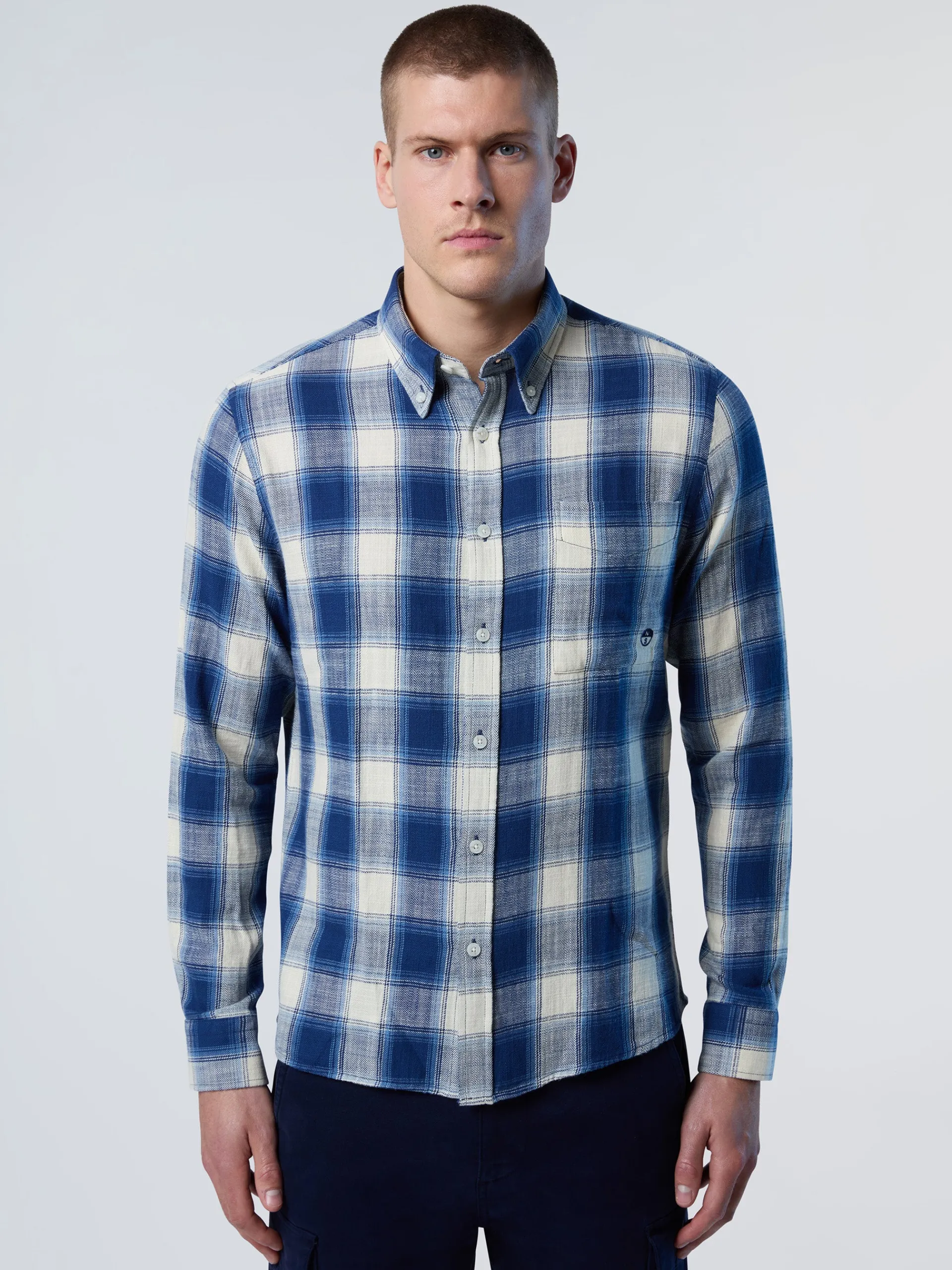 North Sails Camicia button-down a quadri*Uomo Camicie