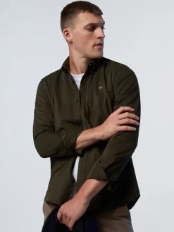 North Sails Camicia button-down in velluto*Uomo Camicie