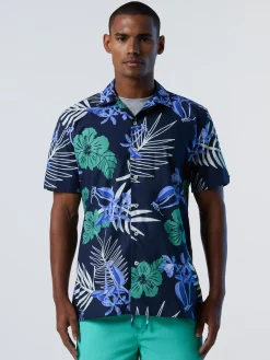 North Sails Camicia con stampa tropicale*Uomo Outlet|Camicie