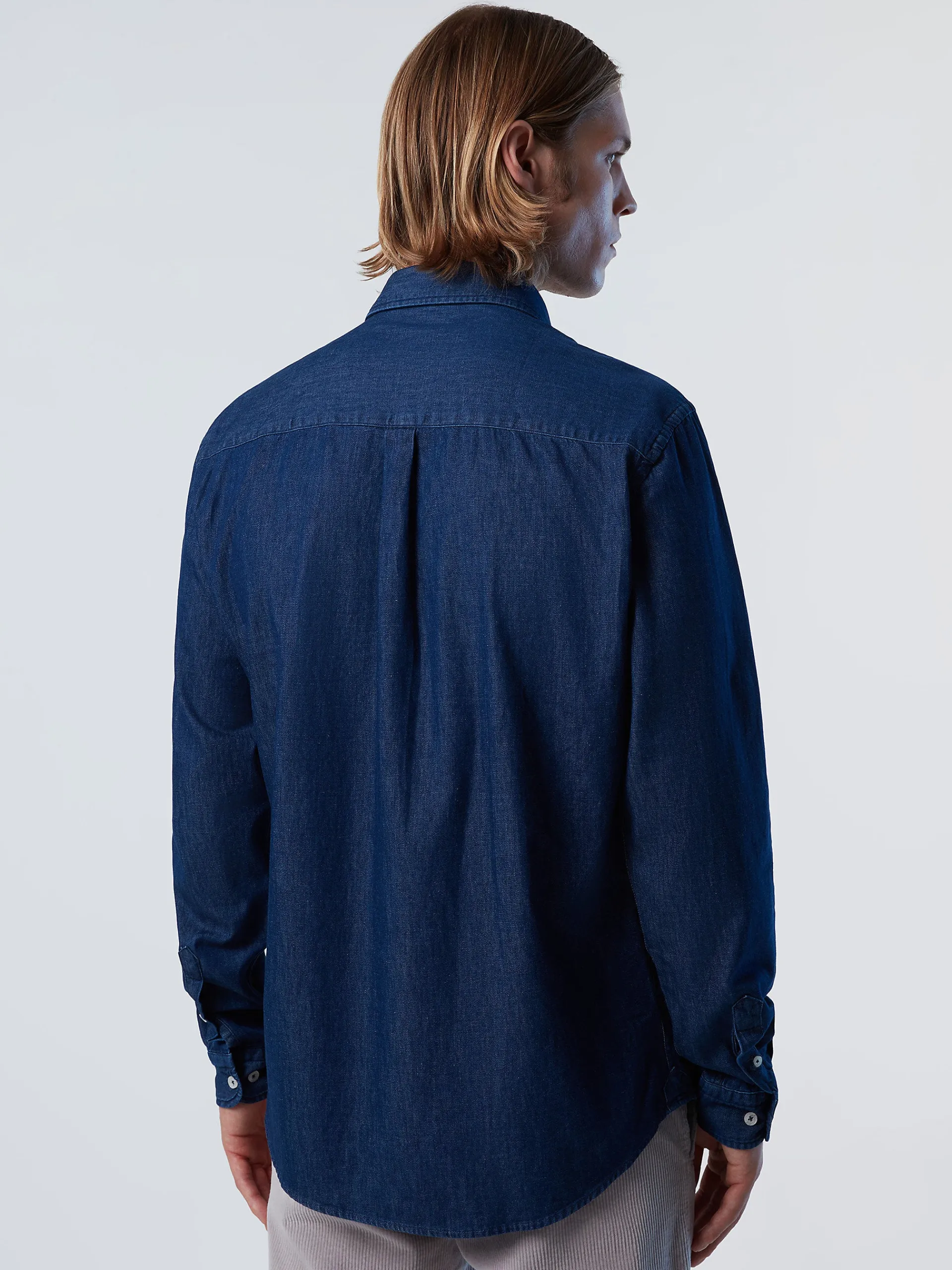 North Sails Camicia in cotone chambray*Uomo Outlet|Camicie