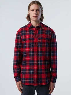 North Sails Camicia in flanella check*Uomo Outlet|Camicie