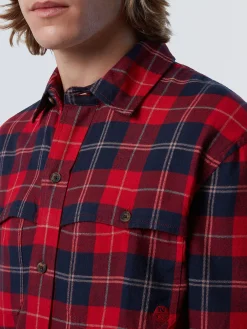 North Sails Camicia in flanella check*Uomo Outlet|Camicie