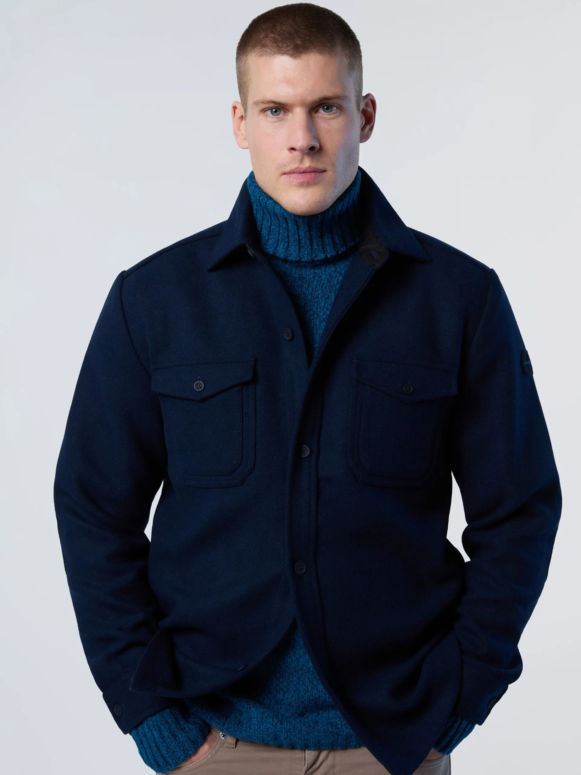 North Sails Camicia in flanella con patch*Uomo Camicie