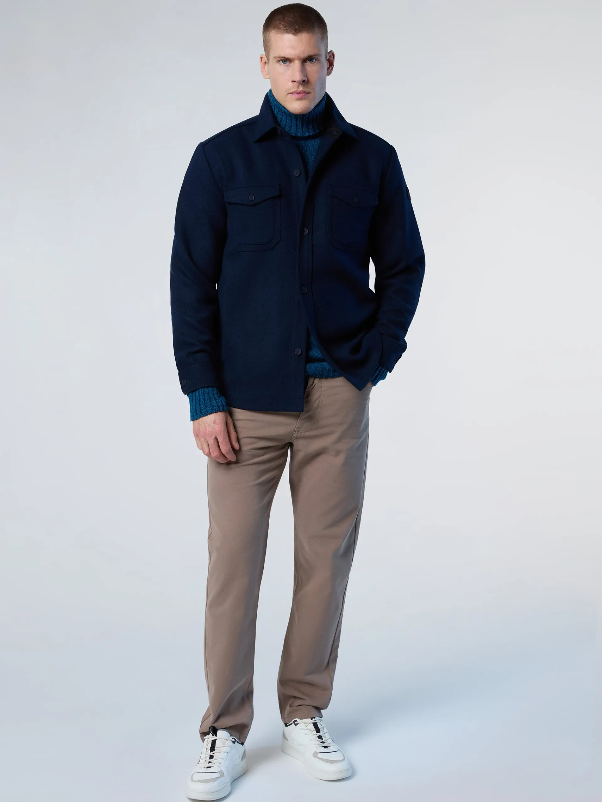 North Sails Camicia in flanella con patch*Uomo Camicie