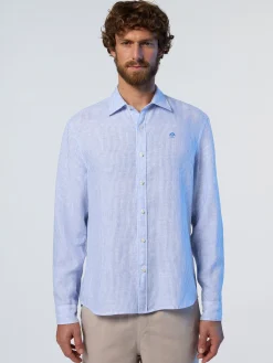 North Sails Camicia in lino a righe*Uomo Outlet|Camicie