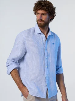 North Sails Camicia in lino a righe*Uomo Outlet|Camicie