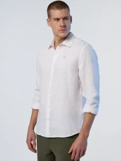 North Sails Camicia in lino a righe*Uomo Outlet|Camicie