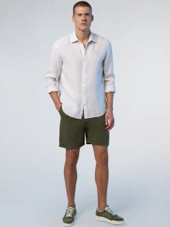 North Sails Camicia in lino a righe*Uomo Outlet|Camicie
