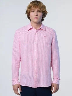 North Sails Camicia in lino a righe*Uomo Outlet|Camicie