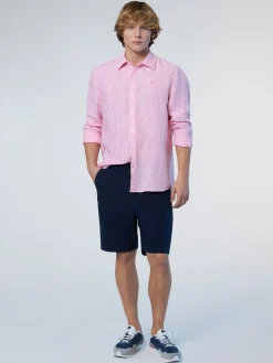North Sails Camicia in lino a righe*Uomo Outlet|Camicie