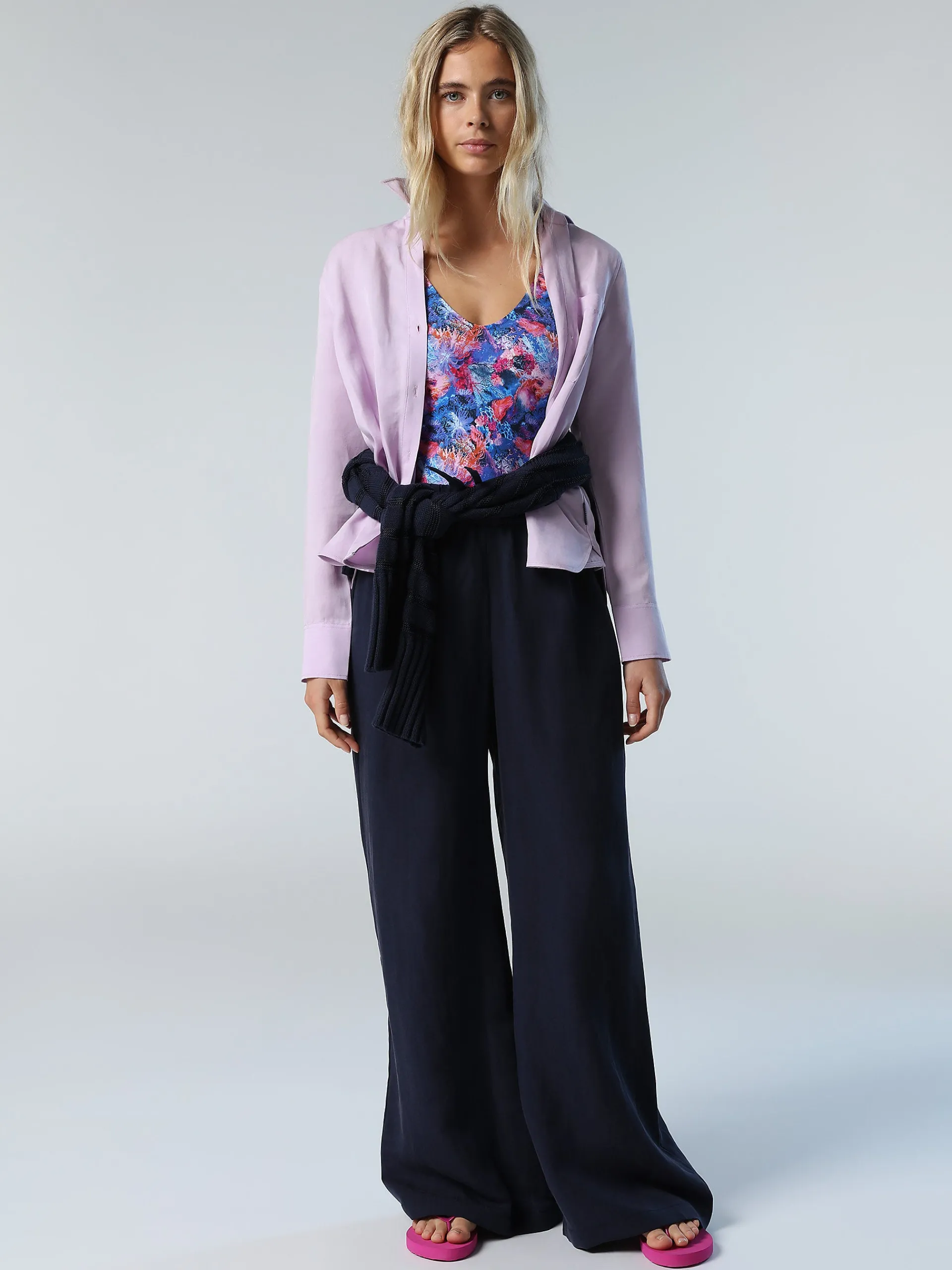 North Sails Camicia in lino e tencel*Donna Outlet|Camicie