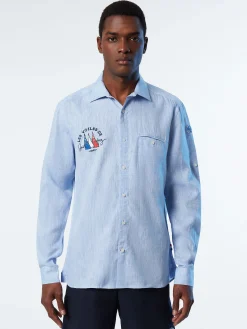 North Sails Camicia in lino Saint-Tropez*Uomo Outlet|Camicie