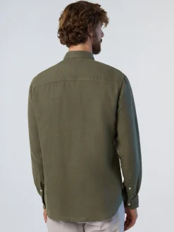 North Sails Camicia in lino tinta unita*Uomo Outlet|Camicie