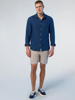 North Sails Camicia in lino tinta unita*Uomo Outlet|Camicie