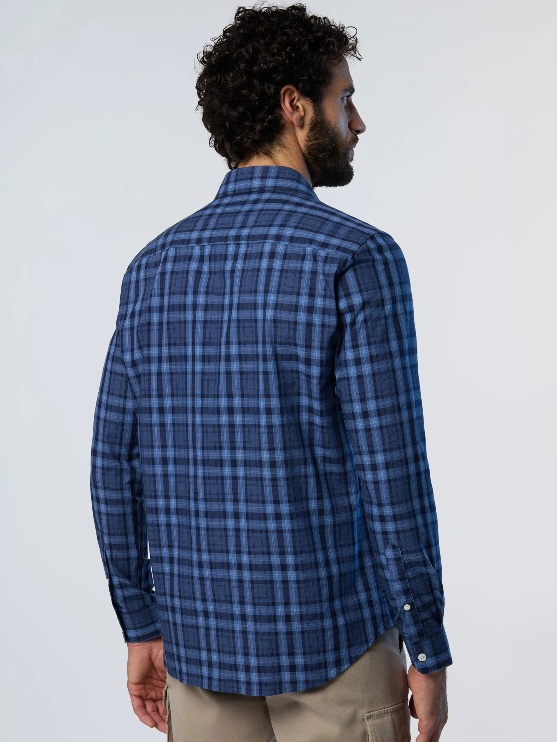 North Sails Camicia in popeline a quadri*Uomo Camicie
