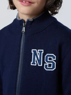North Sails Cardigan con patch NS* Outlet|Maglioni E Cardigan