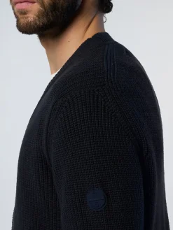 North Sails Cardigan in maglia a coste*Uomo Maglioni E Cardigan