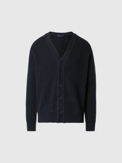 North Sails Cardigan in maglia a coste*Uomo Maglioni E Cardigan
