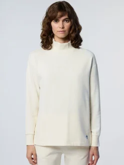 North Sails Felpa a collo alto con ricamo*Donna Felpe