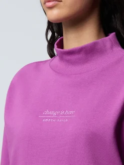 North Sails Felpa a collo alto con ricamo*Donna Felpe
