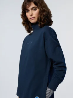 North Sails Felpa a collo alto con ricamo*Donna Felpe