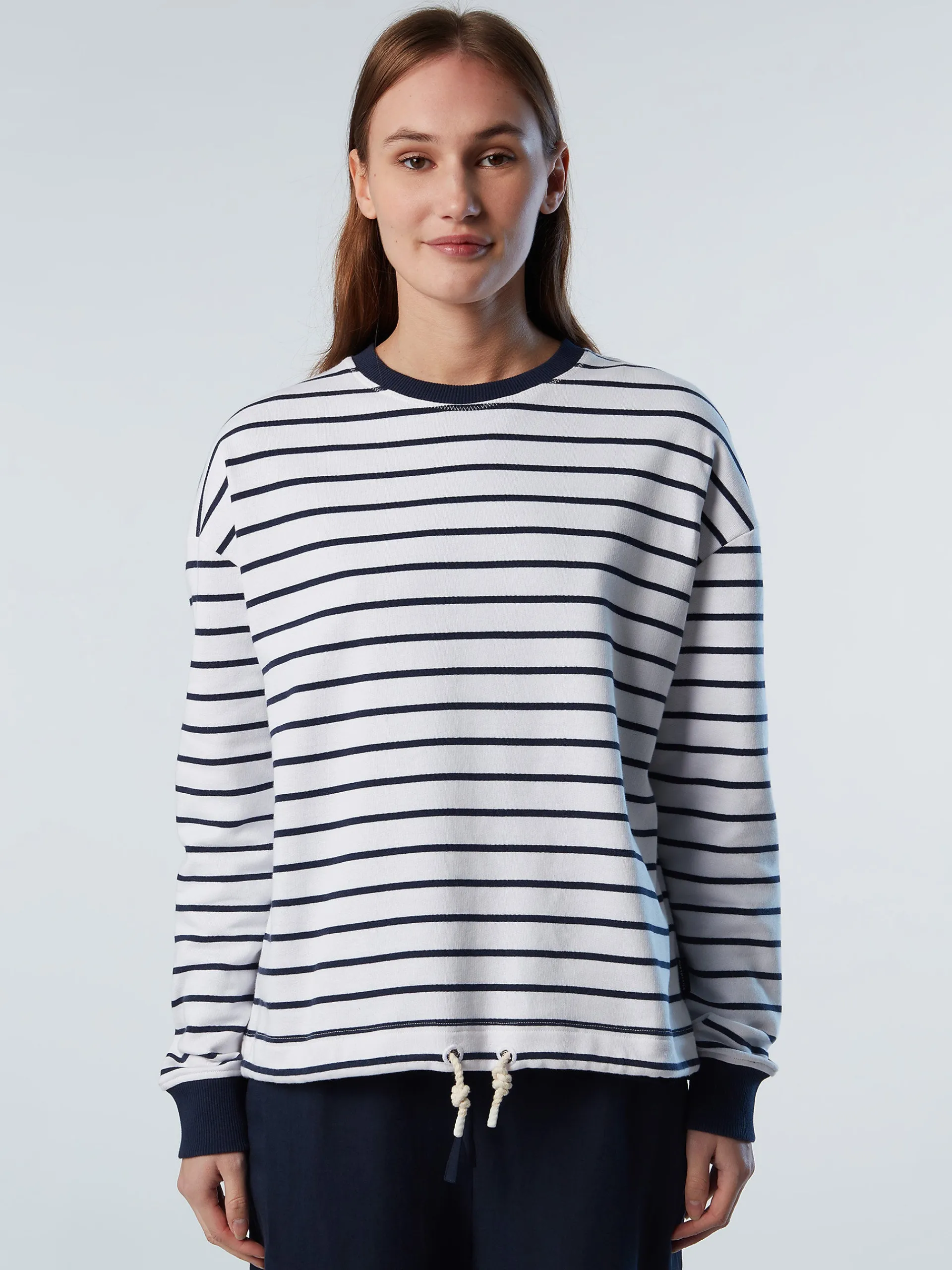 North Sails Felpa a righe con coulisse*Donna Outlet|Felpe