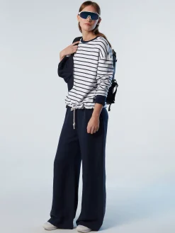 North Sails Felpa a righe con coulisse*Donna Outlet|Felpe