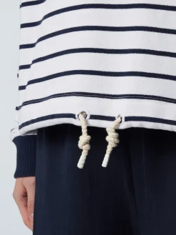 North Sails Felpa a righe con coulisse*Donna Outlet|Felpe