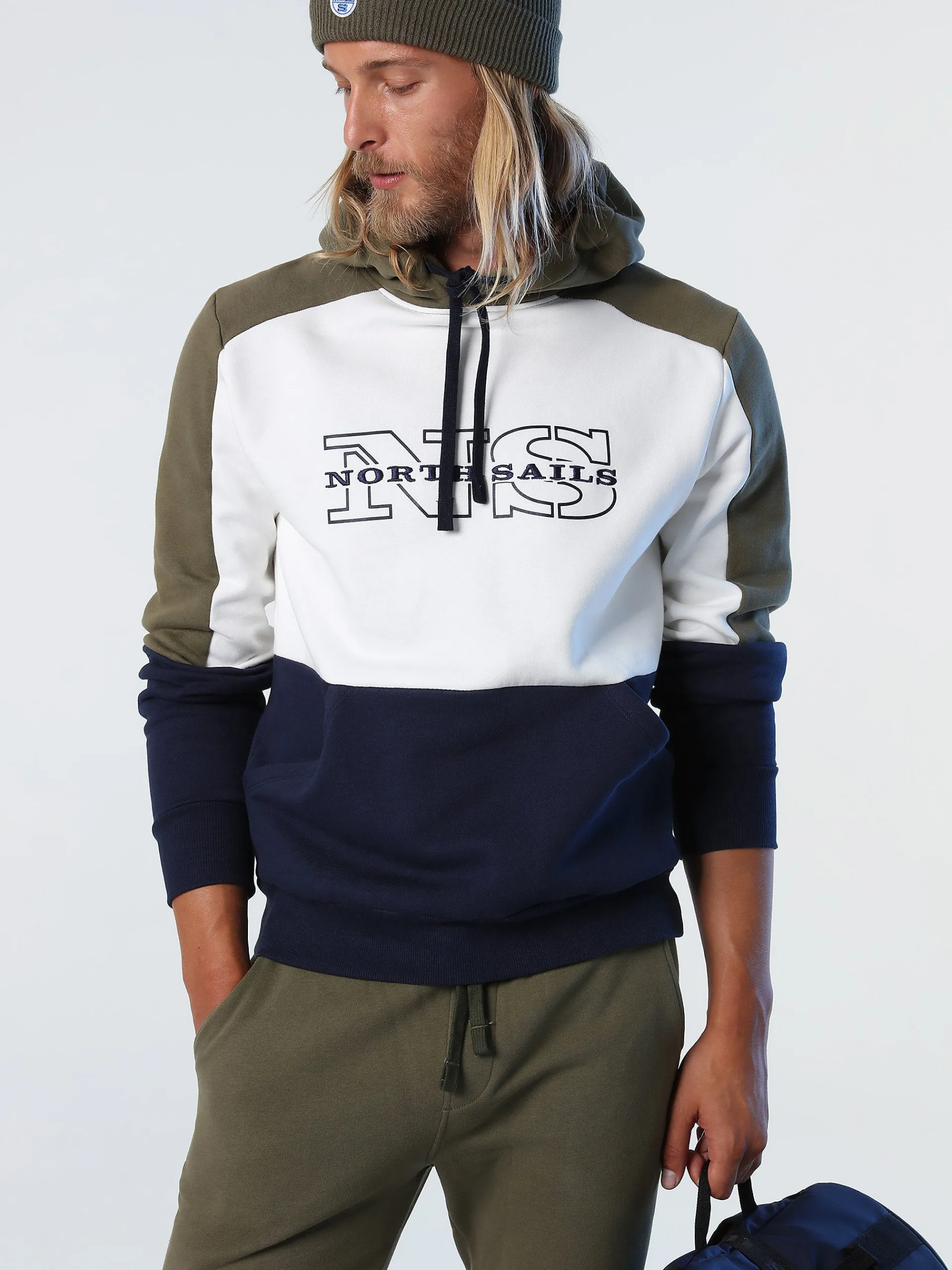 North Sails Felpa color block*Uomo Outlet|Felpe
