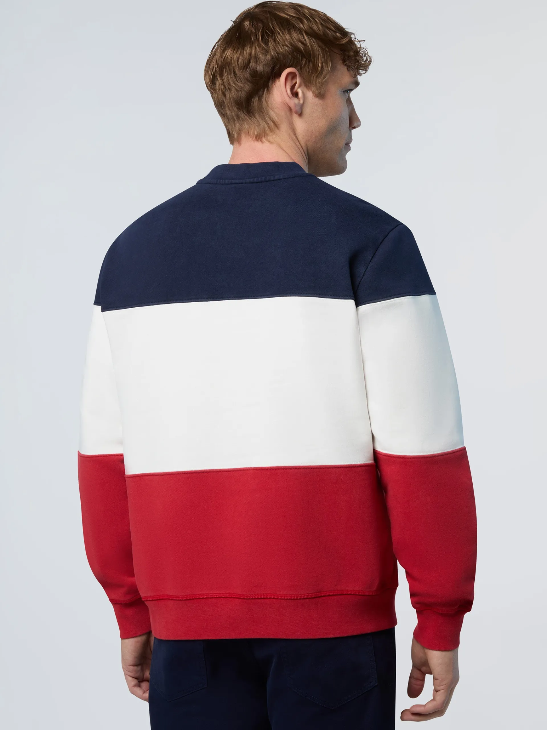 North Sails Felpa color block con ricamo*Uomo Shop By Look|Felpe