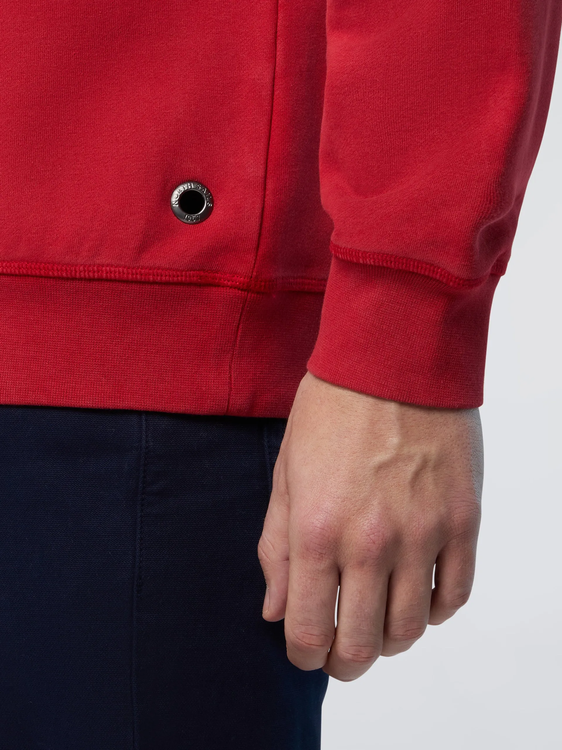 North Sails Felpa color block con ricamo*Uomo Shop By Look|Felpe