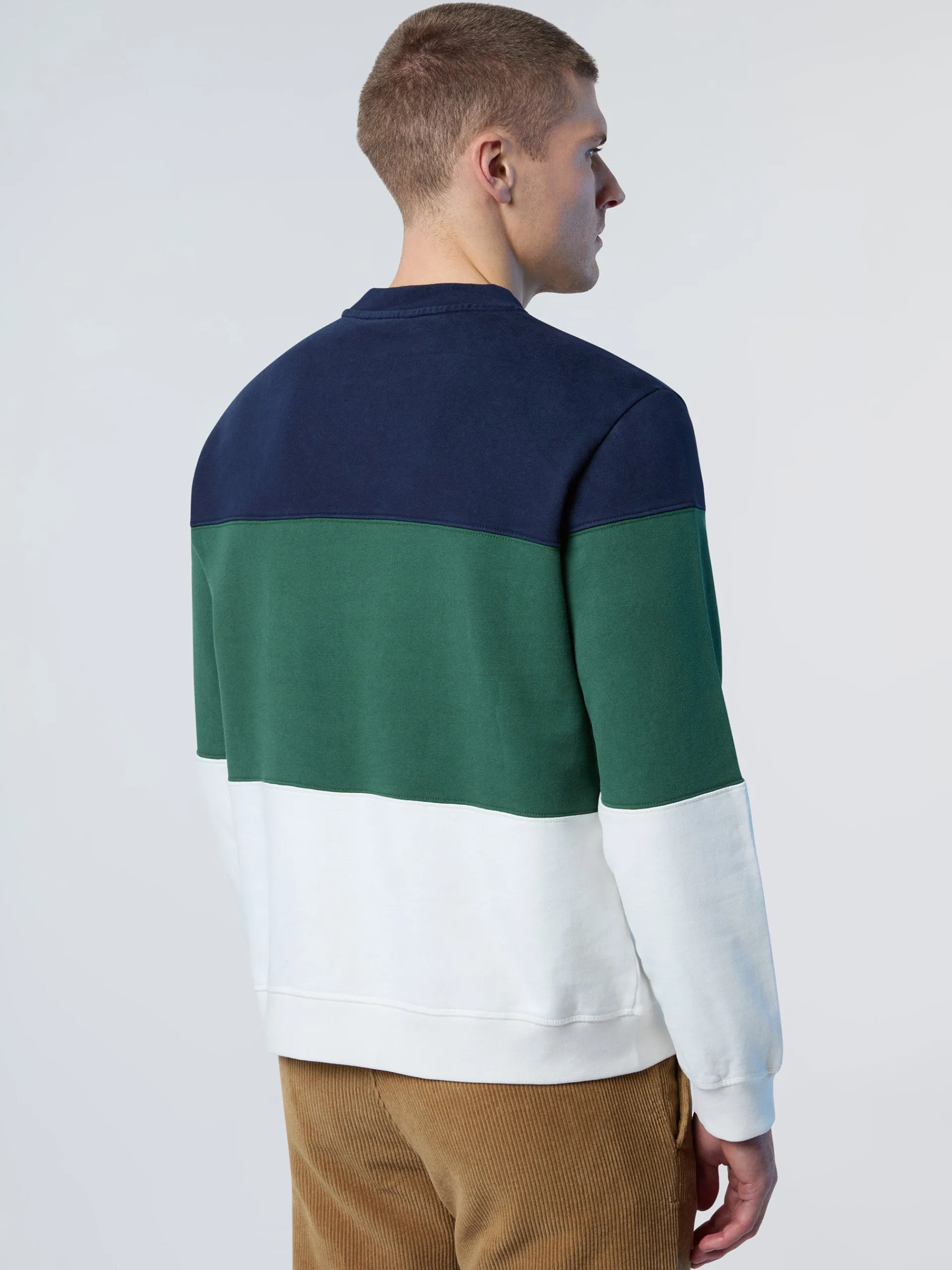 North Sails Felpa color block con ricamo*Uomo Shop By Look|Felpe