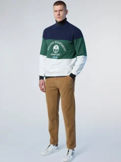 North Sails Felpa color block con ricamo*Uomo Shop By Look|Felpe