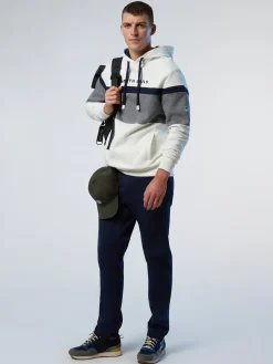 North Sails Felpa color block e cappuccio*Uomo Felpe
