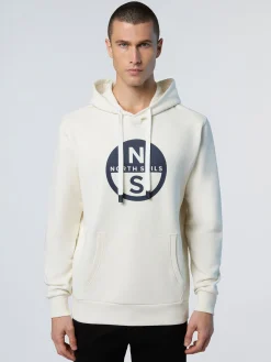 North Sails Felpa con cappuccio e maxi stampa*Uomo Felpe